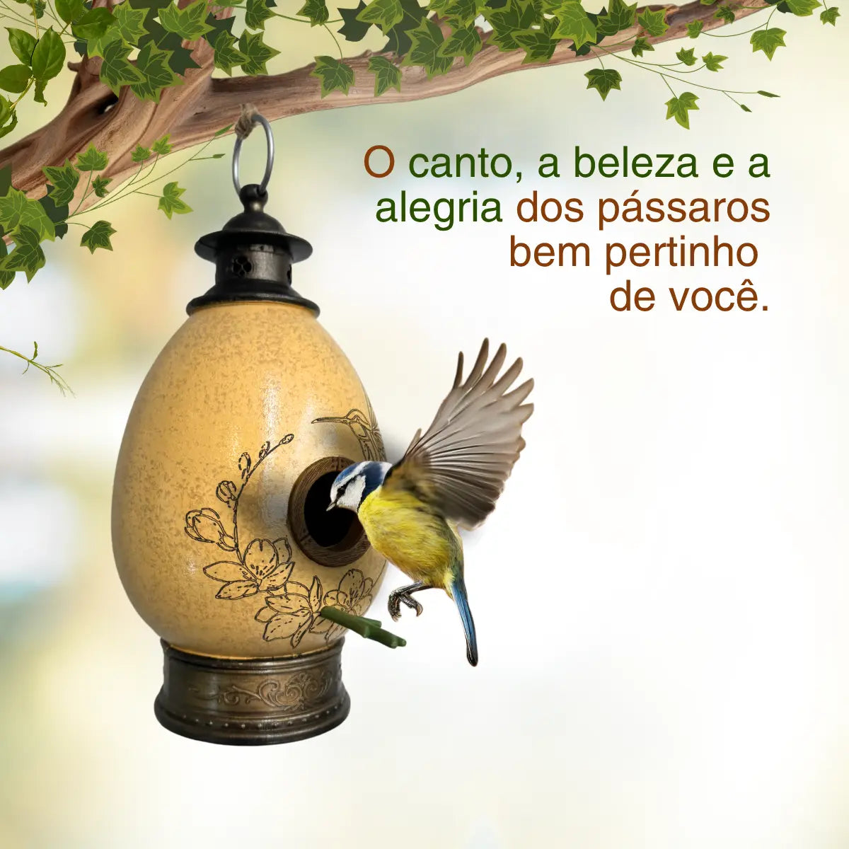 CasaOvo Beija-flor Marrom