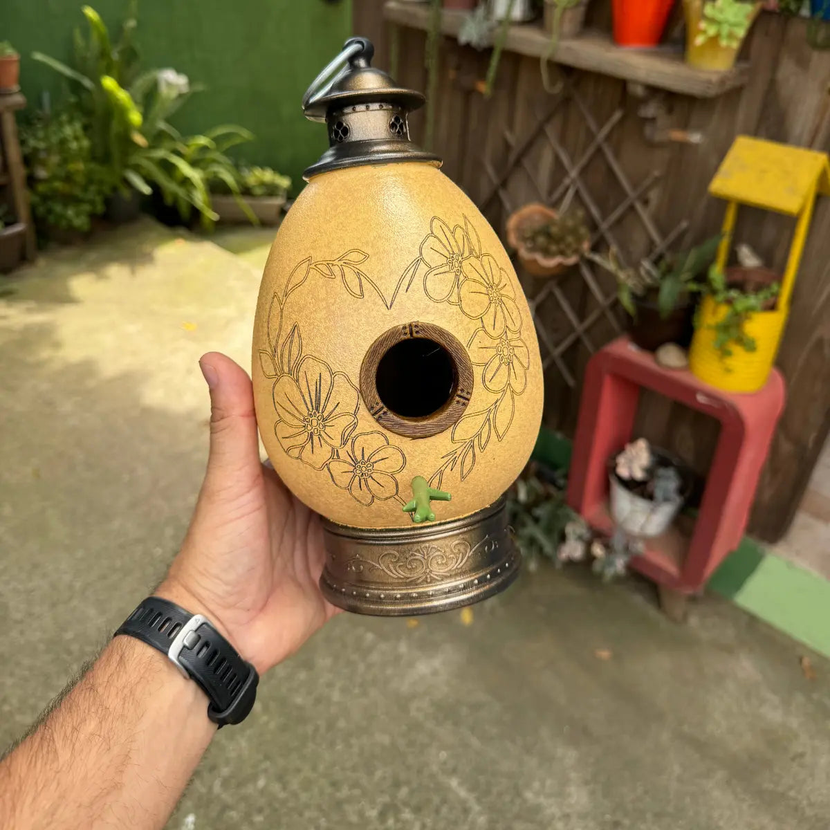 CasaOvo Coração Marrom