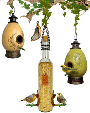 Kit 3: CasaOvo + Comedouro Vinho Branco