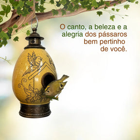 CasaOvo Pássaros Marrom