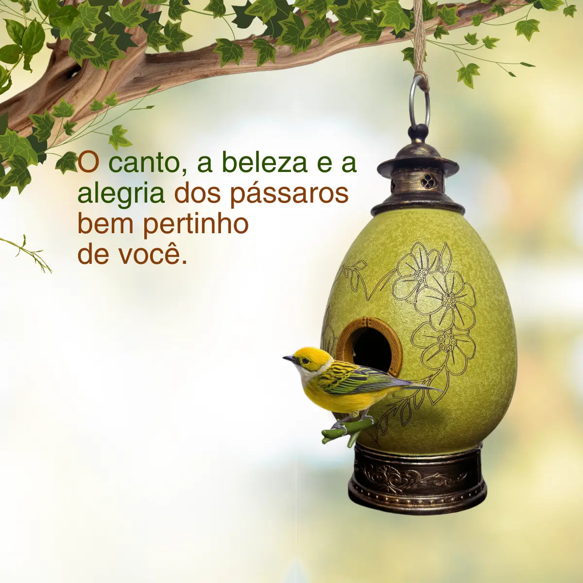 Kit 5 CasaOvo Diversas: Verde e Marrom