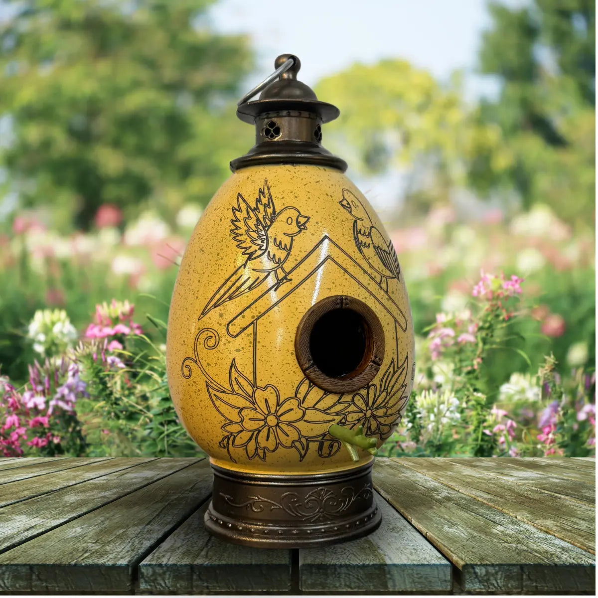 CasaOvo Pássaros Marrom